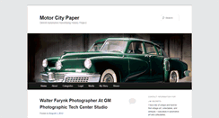 Desktop Screenshot of motorcitypaper.com